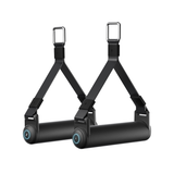 PowerGrip hitam: penyangga dua roller dengan tali pelarasan gaya X