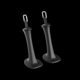 Speediance skiing handles with dark grips, fabric straps, and chrome top loops