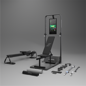Speediance Gym Monster 2 home fitness treadmill trainer with console and included accessories