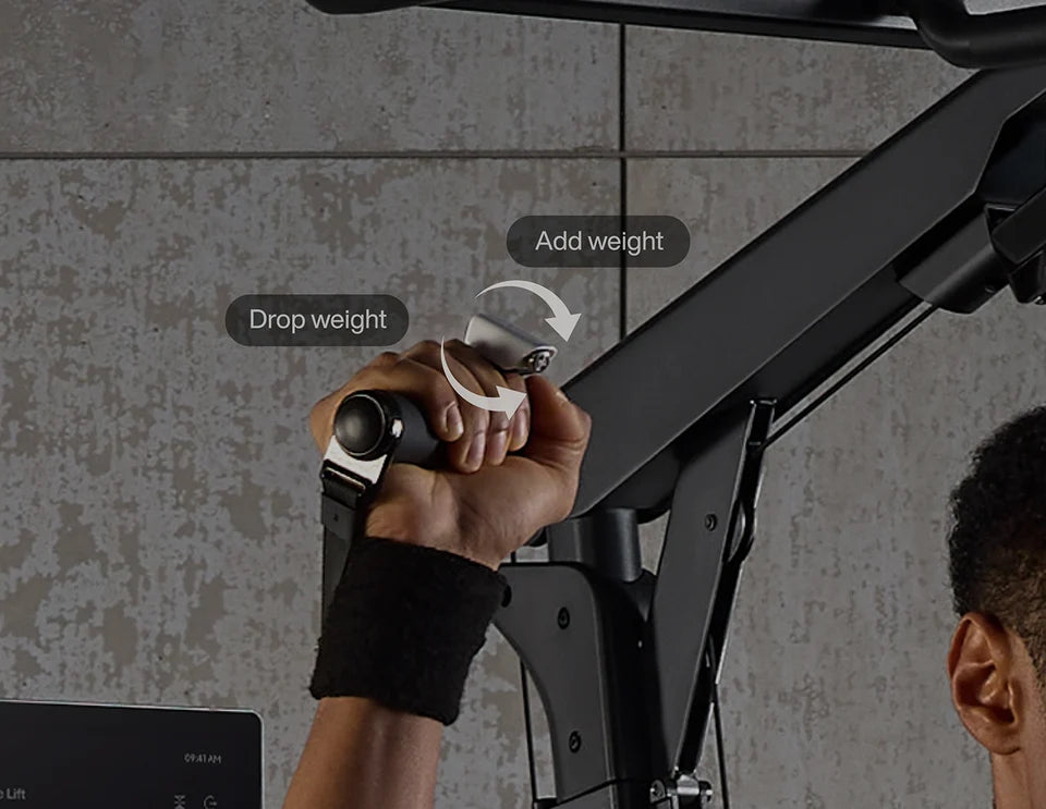 Athlete using Gym Nano cable range