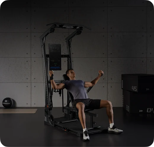 All-in-one strength training setup